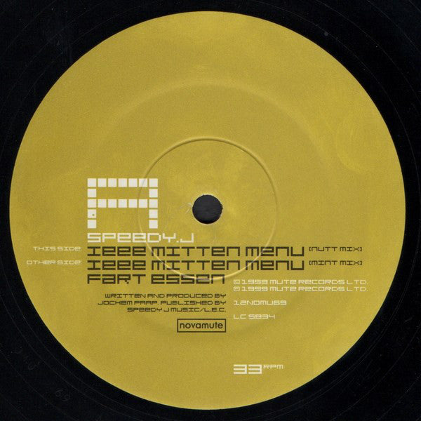 Speedy.J* : Ieee Mitten Menu (12")