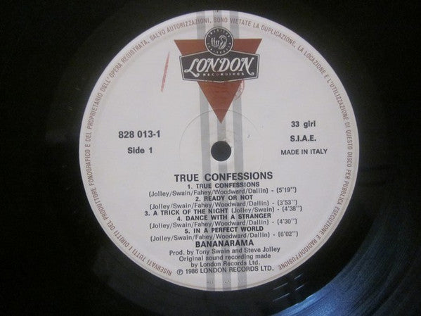 Bananarama : True Confessions (LP, Album)