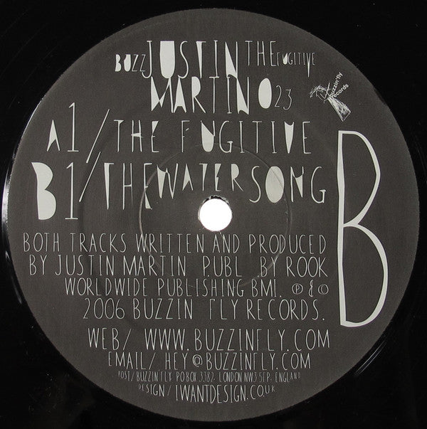 Justin Martin : The Fugitive (12")