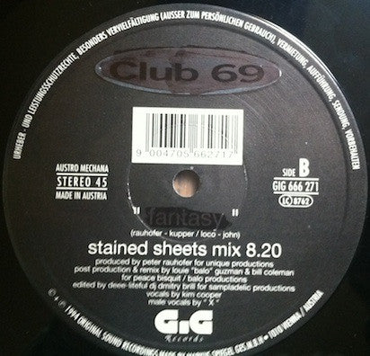 Club 69 : Fantasy (12")