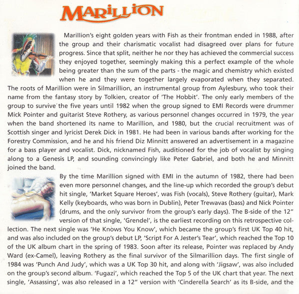 Marillion : Kayleigh (CD, Comp)