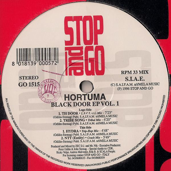Hortuma : Black Door EP Vol. 1 (12", EP)