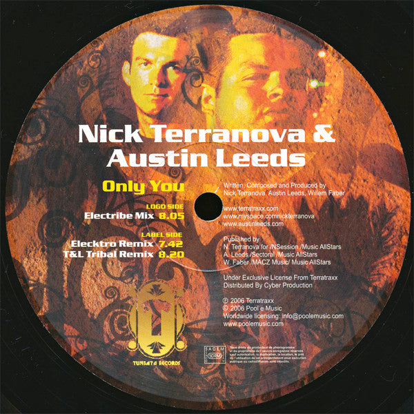 Nick Terranova & Austin Leeds : Only You (12")