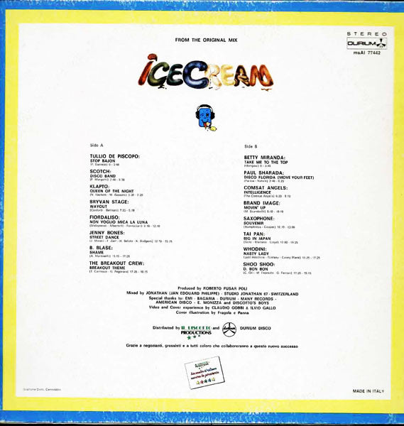 Various : Icecream (LP, Comp, Mixed)