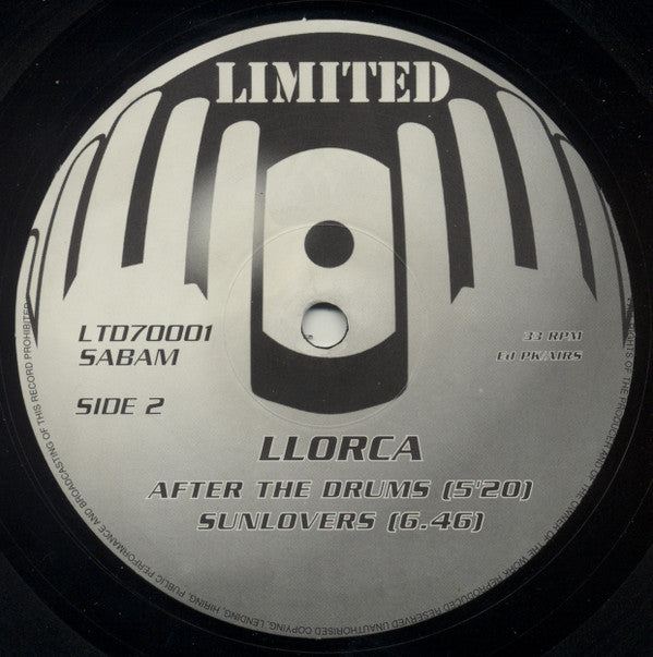 Llorca : Talking Twins (12", Ltd)