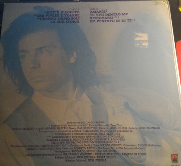 Sandro Fontanelli : Notte D'Agosto (LP, Album)