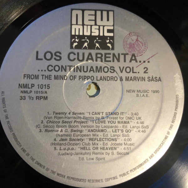 Various : Los Cuarenta - Continuamos... Volume 2 (LP, Comp)