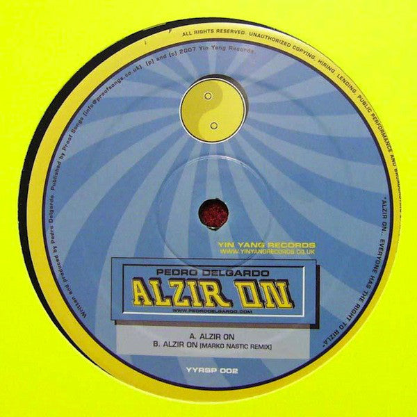 Pedro Delgardo : Alzir On (12")