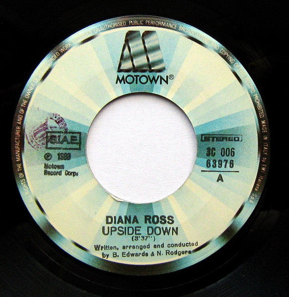 Diana Ross : Upside Down (7", Single)
