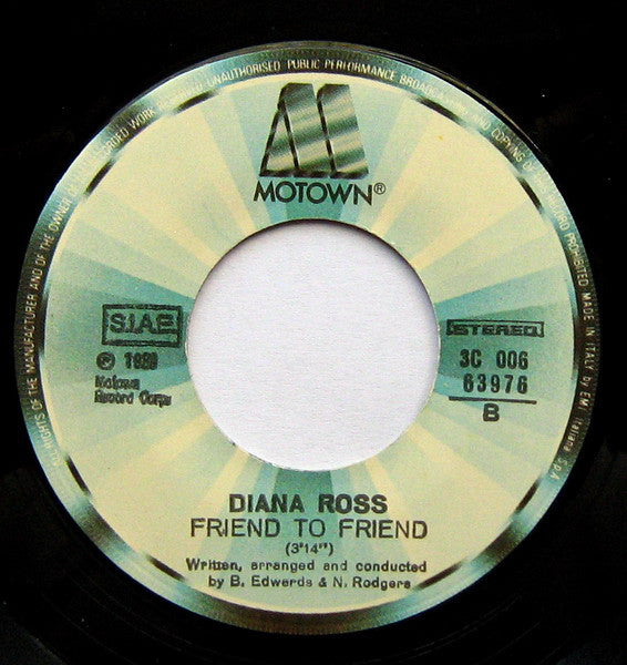 Diana Ross : Upside Down (7", Single)