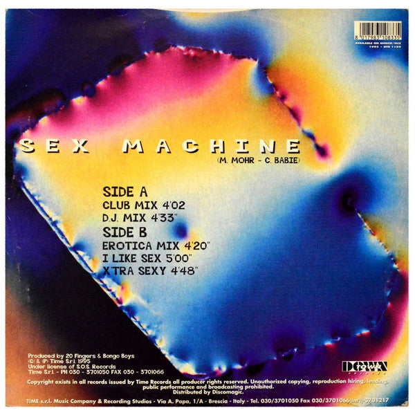 20 Fingers Feat. Katrina : Sex Machine (12")