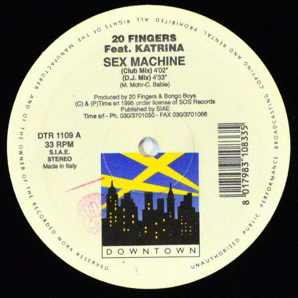 20 Fingers Feat. Katrina : Sex Machine (12")