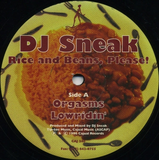 DJ Sneak : Rice And Beans, Please! (2x12")