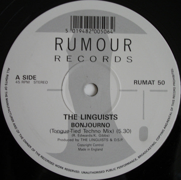 The Linguists : Bonjourno (12")