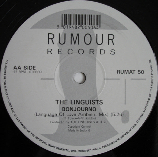 The Linguists : Bonjourno (12")