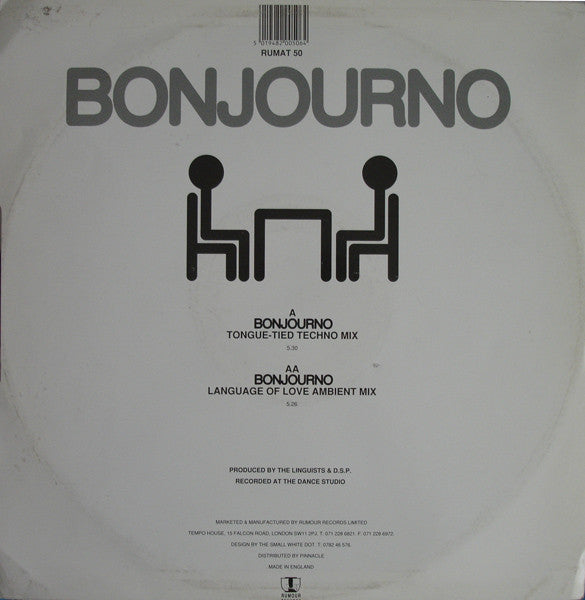The Linguists : Bonjourno (12")