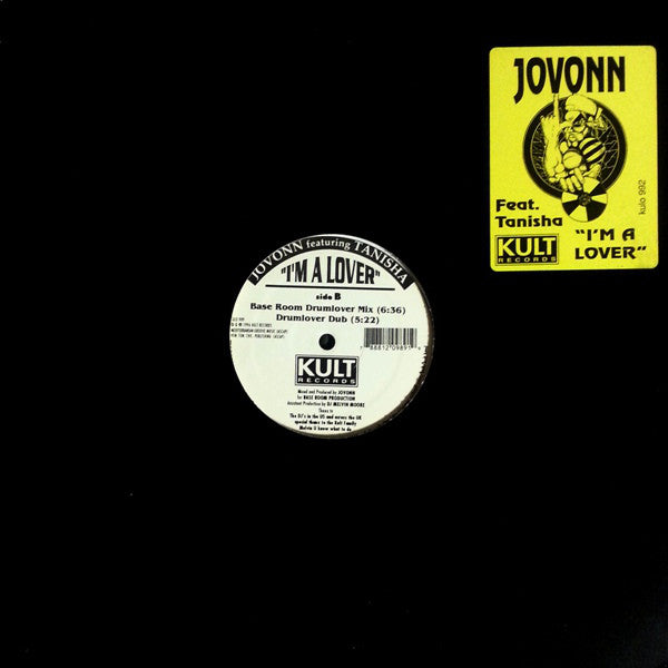 Jovonn Featuring Tanisha : I'm A Lover (12")