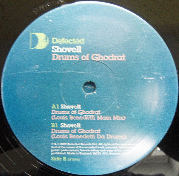 Shovell : Drums Of Ghodrat (12")