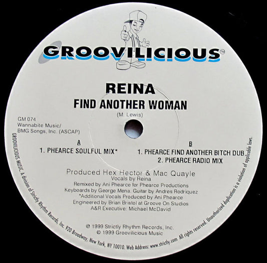 Reina : Find Another Woman (12")