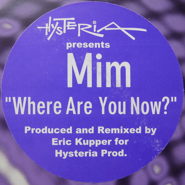 Mim : Where Are You Now? (12")