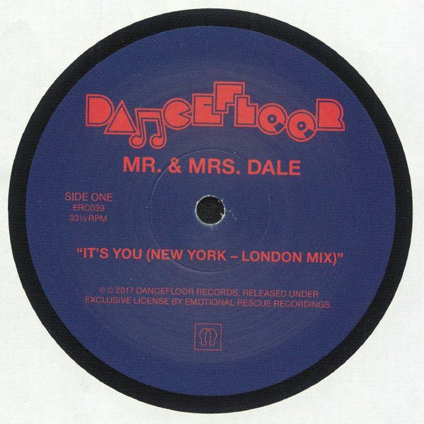 Mr. & Mrs. Dale : It's You (12", EP, RE)
