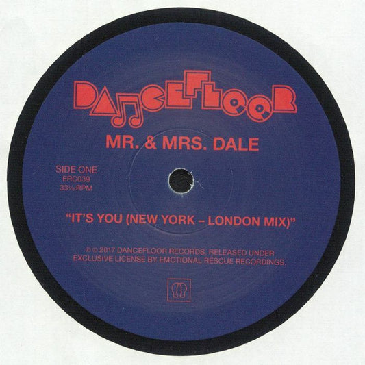 Mr. & Mrs. Dale : It's You (12", EP, RE)