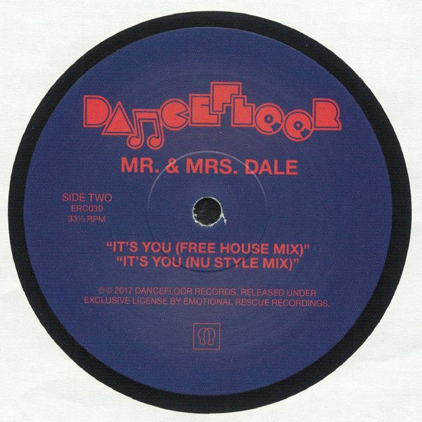 Mr. & Mrs. Dale : It's You (12", EP, RE)