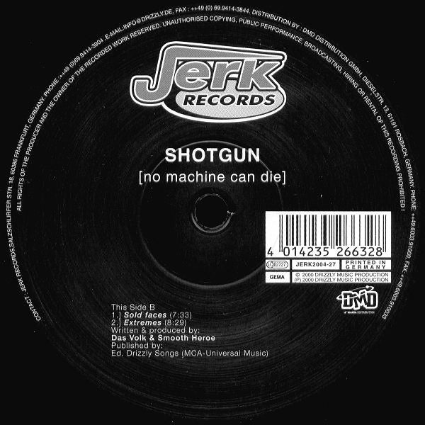 Shotgun : No Machine Can Die (12")
