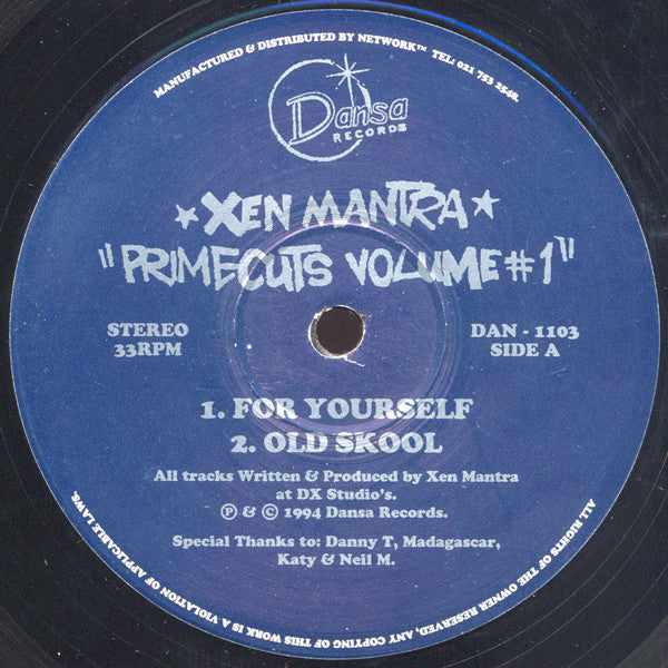 Xen Mantra : Primecuts Volume #1 (12")