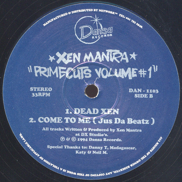 Xen Mantra : Primecuts Volume #1 (12")