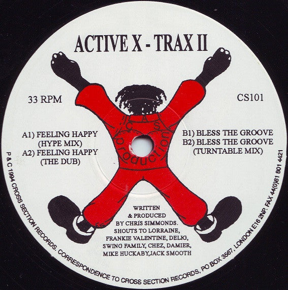 Chris Simmonds : Active X-Trax II (12")