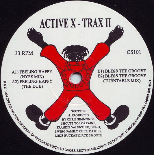 Chris Simmonds : Active X-Trax II (12")