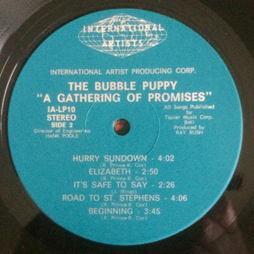 Bubble Puppy : A Gathering Of Promises (LP, Album)