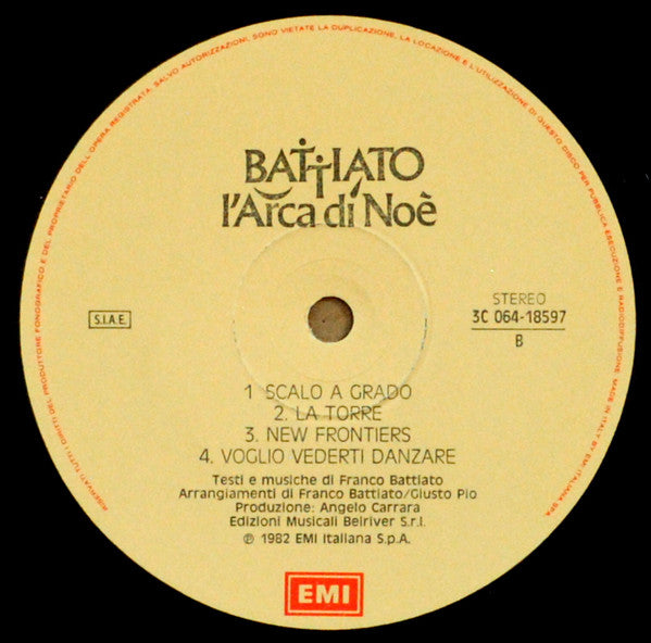 Battiato* : L'Arca Di Noè (LP, Album)