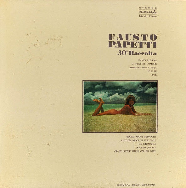 Fausto Papetti : 30ª Raccolta (LP, Album, Gat)