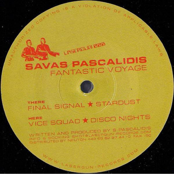 Savas Pascalidis : Fantastic Voyage (12")