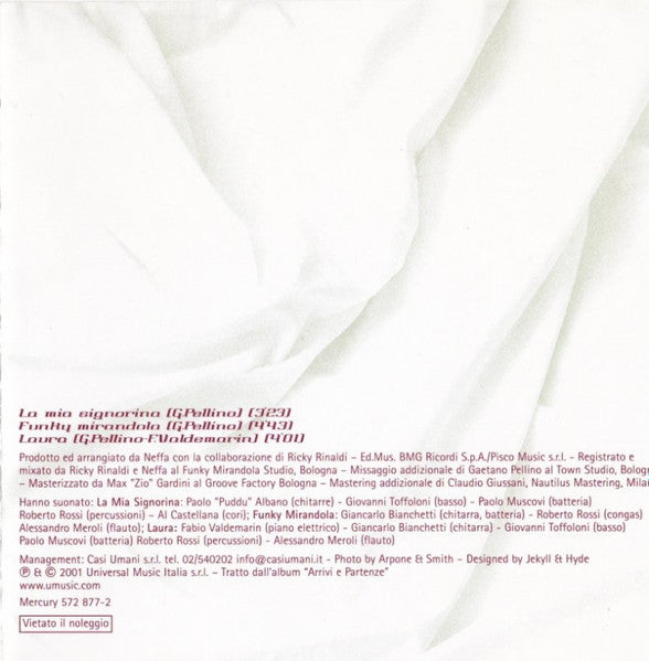 Neffa : La Mia Signorina (CD, Maxi)