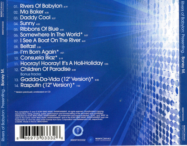 Boney M. : Rivers Of Babylon: Presenting... Boney M. (CD, Comp)