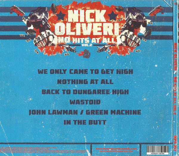 Nick Oliveri : N.O. Hits At All Vol.2 (CD, Comp, Dig)