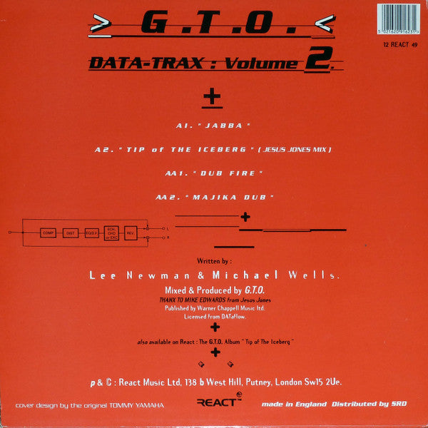 G.T.O.* : Data-Trax: Volume 2 (12")