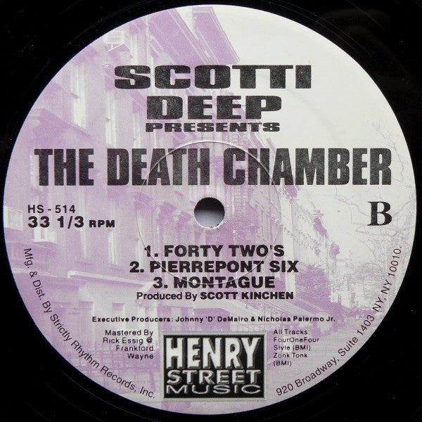 Scotti Deep : The Death Chamber (12")