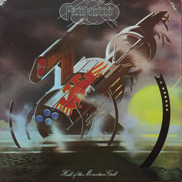 Hawkwind : Hall Of The Mountain Grill (LP, Album, RE)
