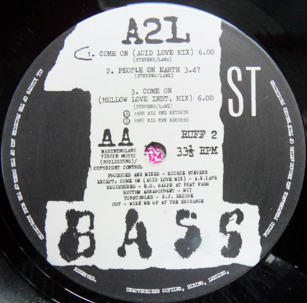 A2L : The Sound Collides With Colour And Shadows Explode E.P. (12", EP, Ltd)