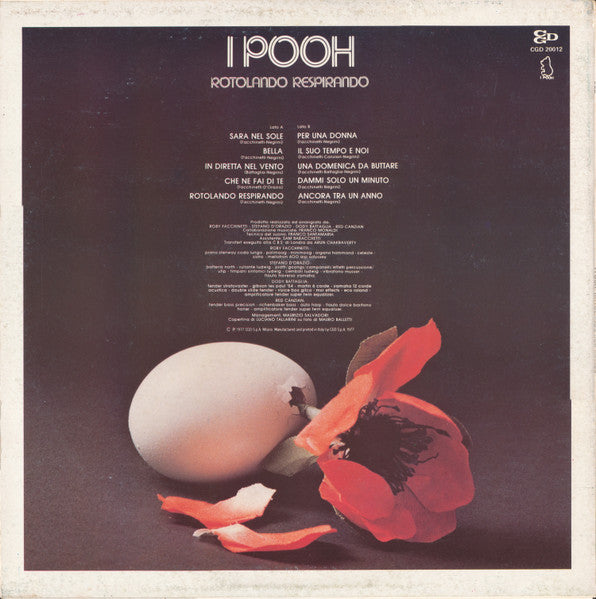 I Pooh* : Rotolando Respirando (LP, Album, RE)