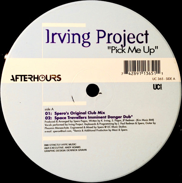 Irving Project : Pick Me Up (2x12")