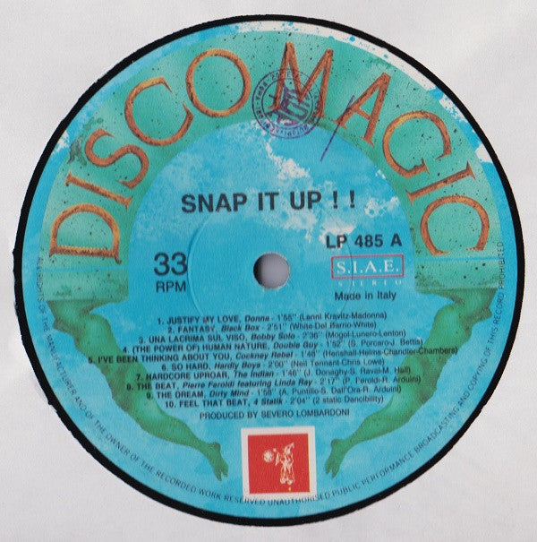 Various : Snap It Up Compilation (LP, Comp, Mixed)