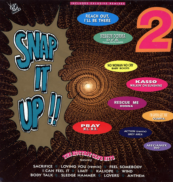 Various : Snap It Up!! Vol.2 (LP, Comp, Mixed)