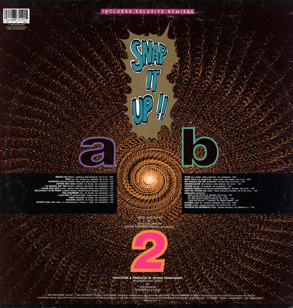 Various : Snap It Up!! Vol.2 (LP, Comp, Mixed)