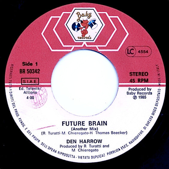 Den Harrow : Future Brain (Another Mix) (7", Single)