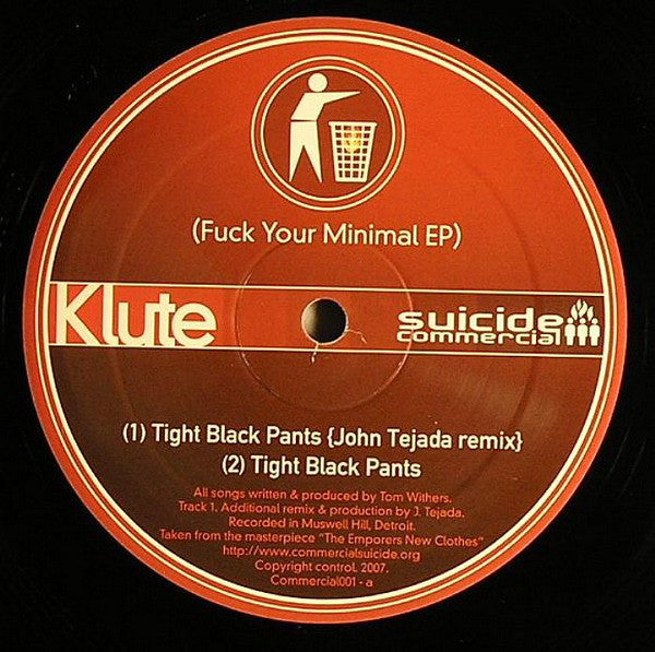 Klute : Fuck Your Minimal EP (12", EP)